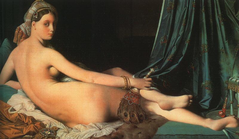 Jean-Auguste Dominique Ingres Grande Odalisque France oil painting art
